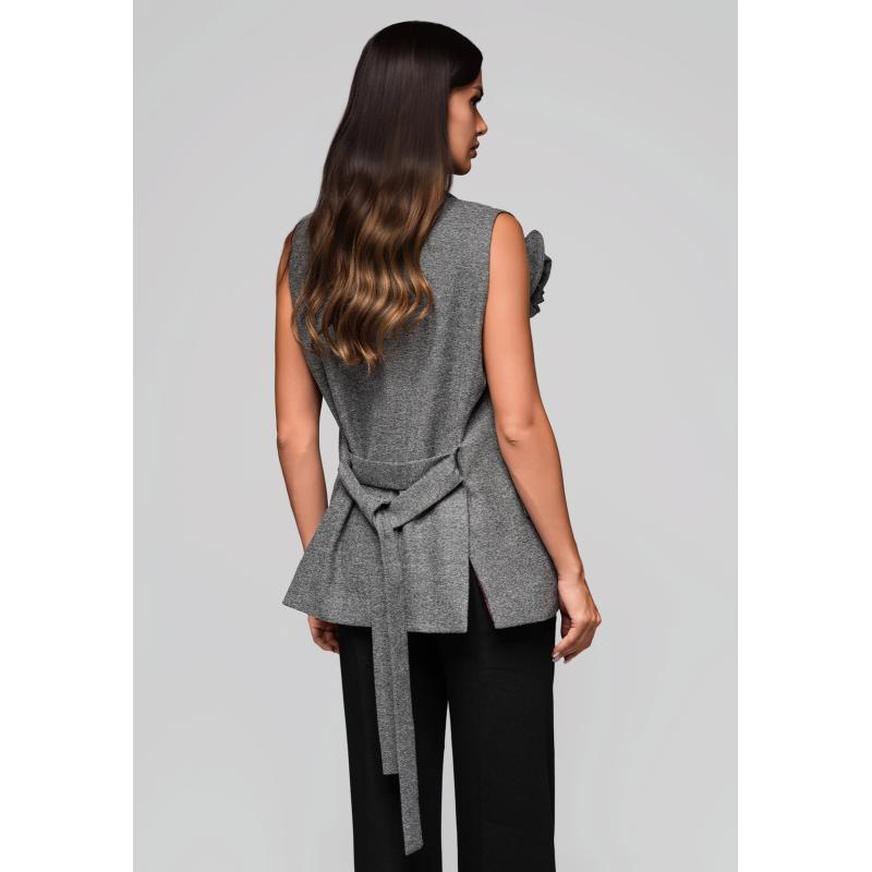 Dámská vesta LW-BLZV-0102 – šedá