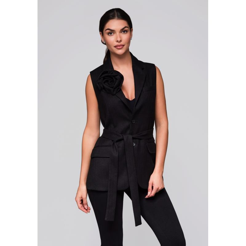 Dámská vesta LW-BLZV-0102 – černá