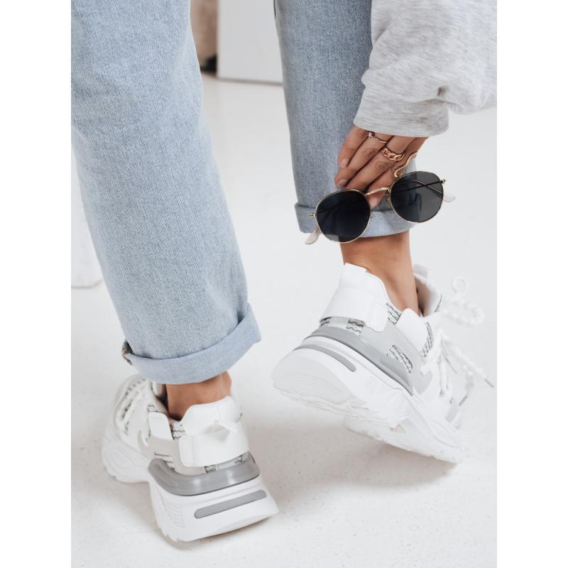 Női magas platform tornacipő BEASTAR fehér