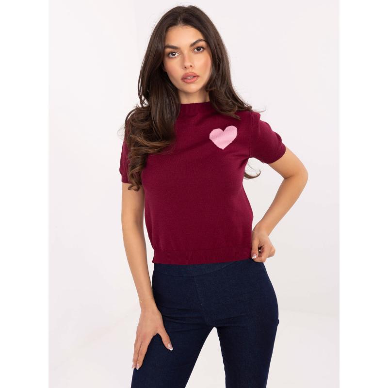 Fluoreszkáló rózsaszín kötött ruha copfokkal