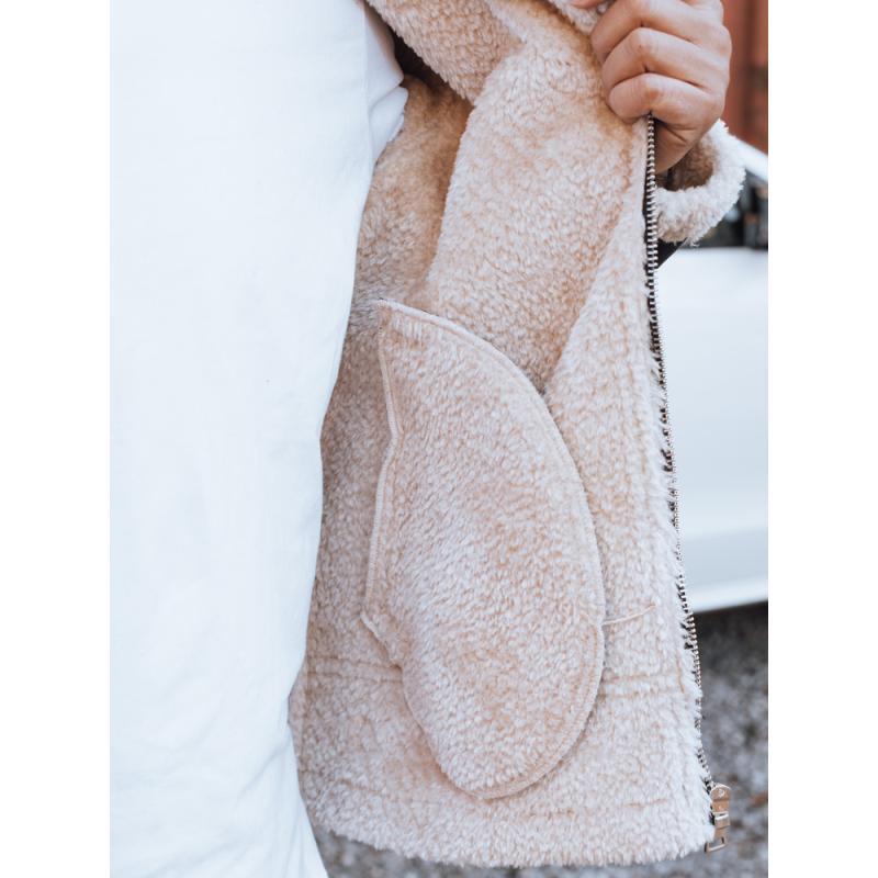 Pánska koženková bunda, čierna