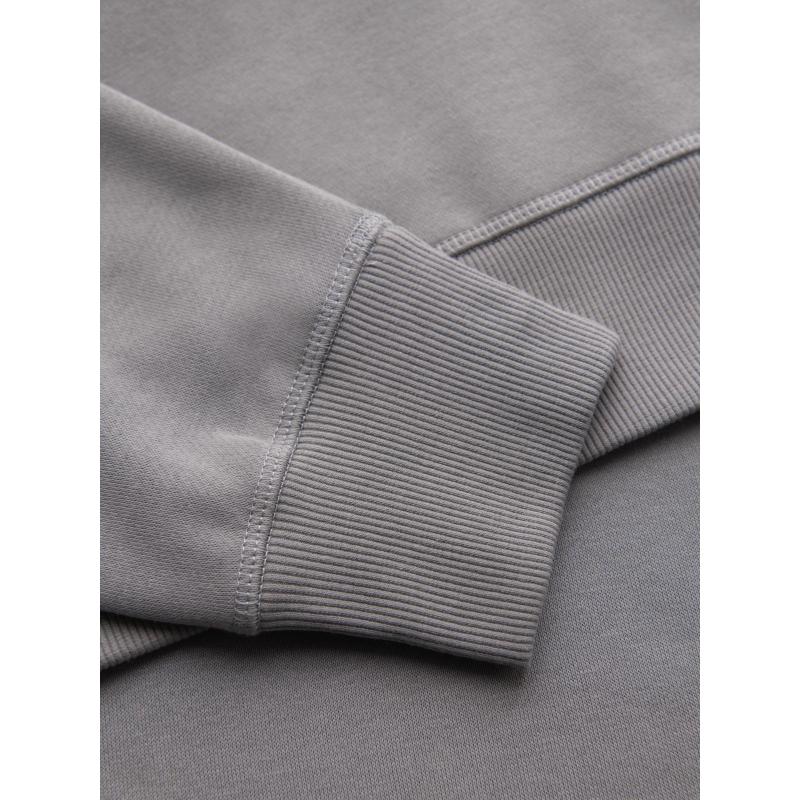 Klasická pánská mikina s kulatým výstřihem – šedá V4 OM-SSNZ-0243