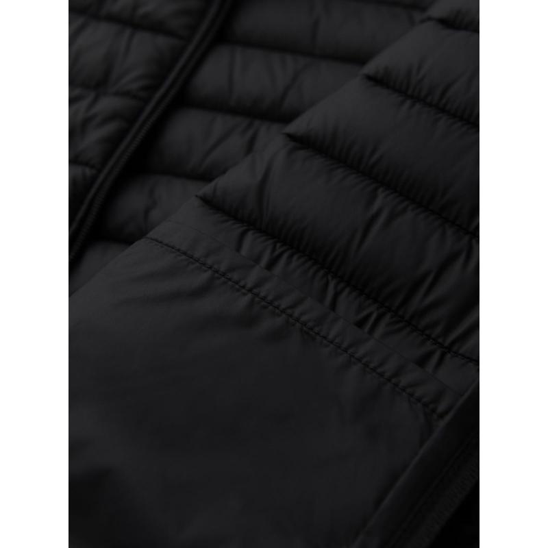 Klasická pánska prešívaná bunda s možnosťou vrecka – čierna V1 OM-JALP-0295