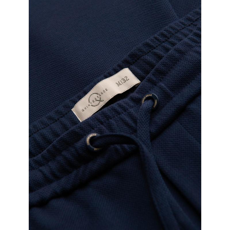 Pánské piké kalhoty s nastavitelným pasem – tmavě modré V1 OM-PACP-0283