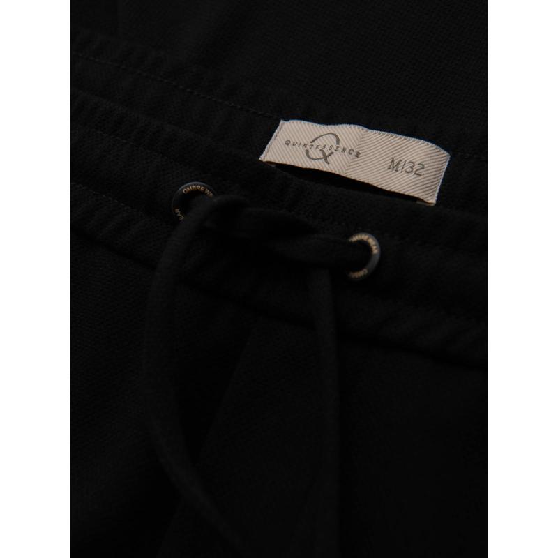 Pánské piké kalhoty s nastavitelným pasem – černé V2 OM-PACP-0283