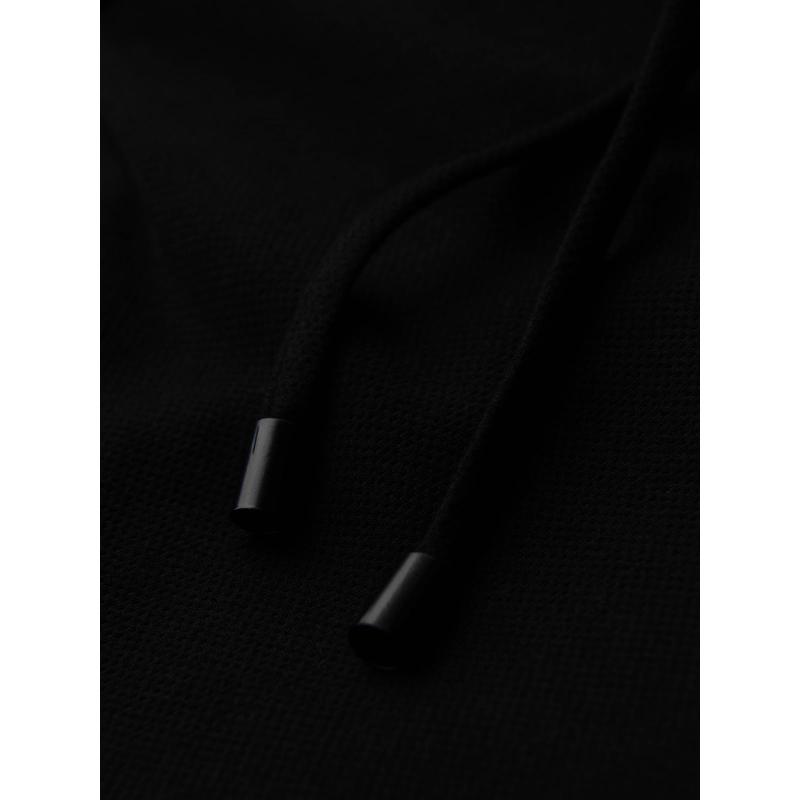 Pánské piké kalhoty s nastavitelným pasem – černé V2 OM-PACP-0283