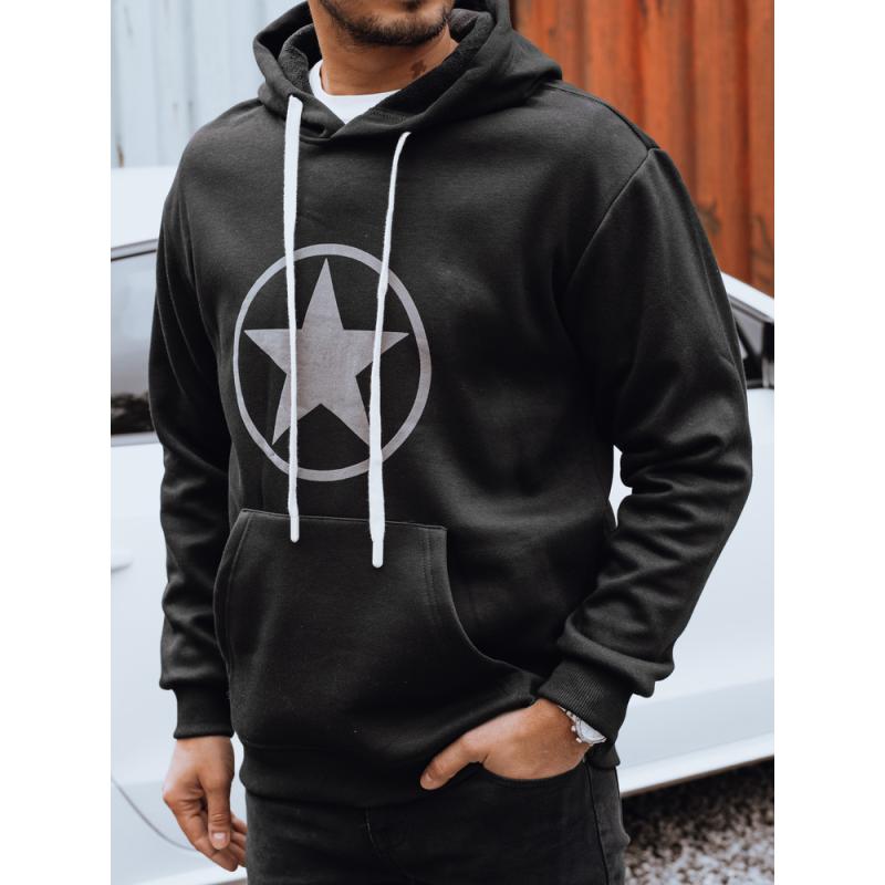 Férfi pulóver, fekete