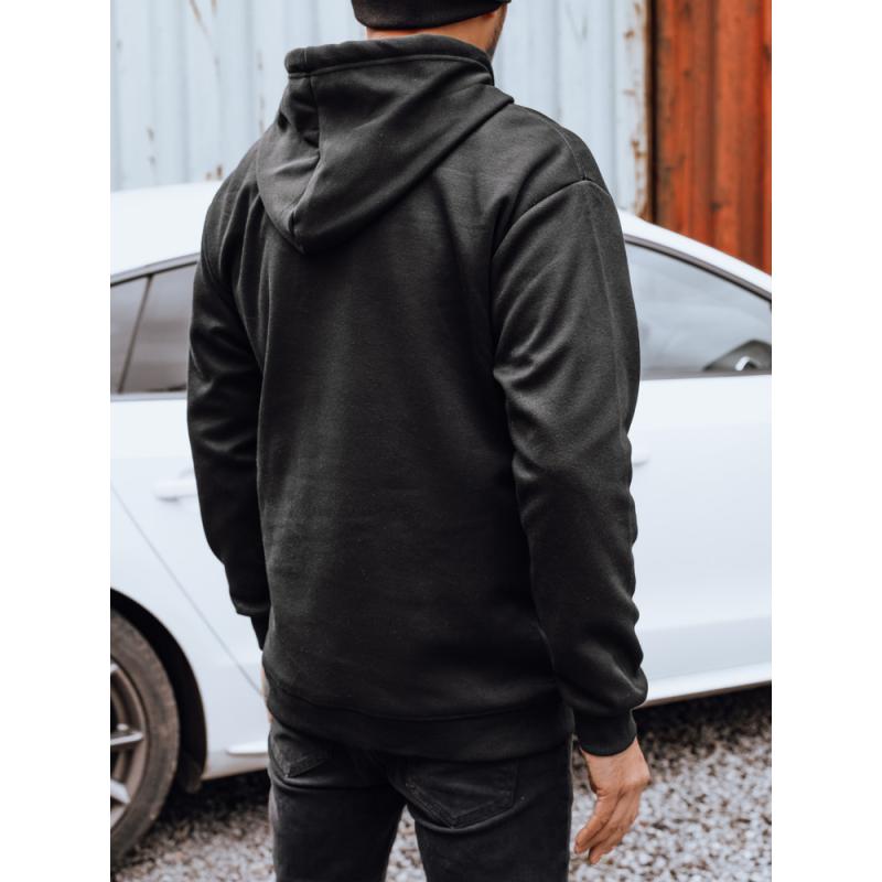 Férfi pulóver, fekete