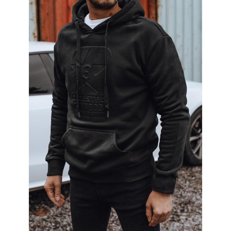 Férfi pulóver, fekete