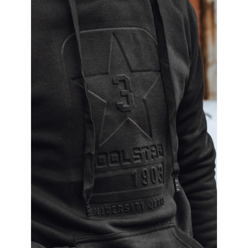 Férfi pulóver, fekete