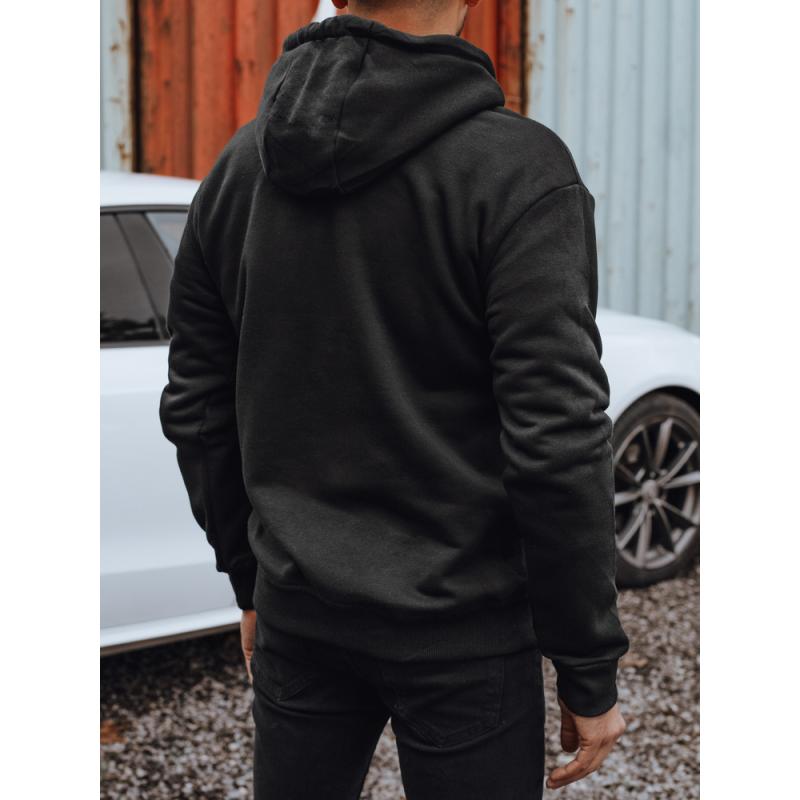 Férfi pulóver, fekete