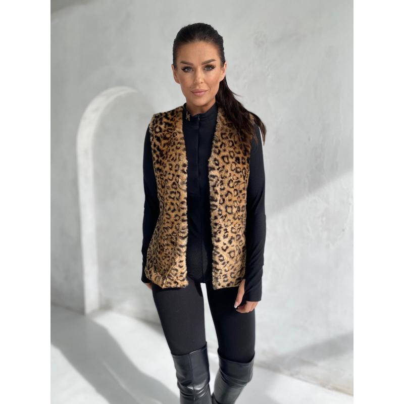 Dámska vesta VLR011 – béžová