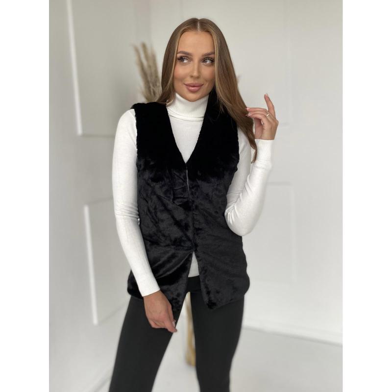 Dámska vesta VLR012 – čierna