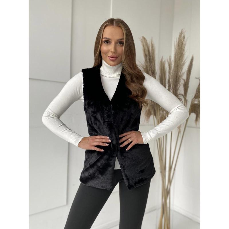 Dámska vesta VLR012 – čierna