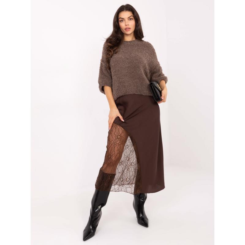 Fango bouclé svetr s 3/4 rukávy