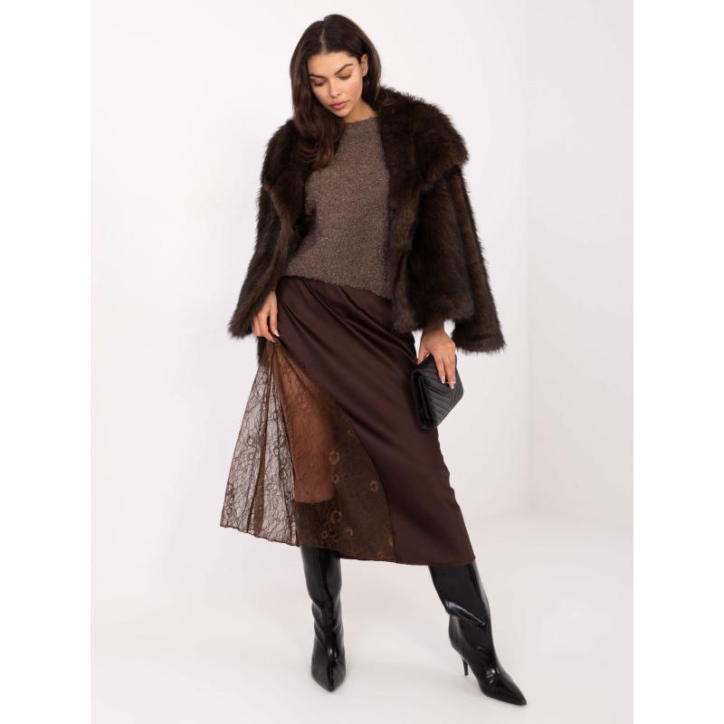 Fango bouclé svetr s 3/4 rukávy