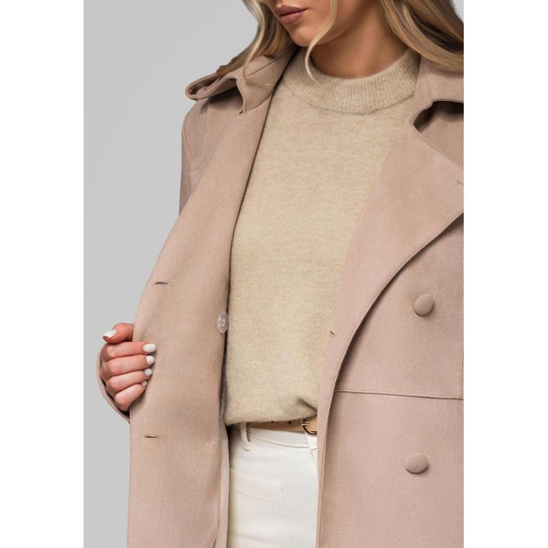 Dámský trenčkot LARICA OW-COLC-0107 v2 – béžový