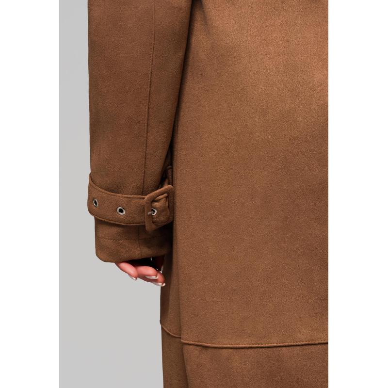 Dámský trenčkot LARICA OW-COLC-0107 v3 – hnědý