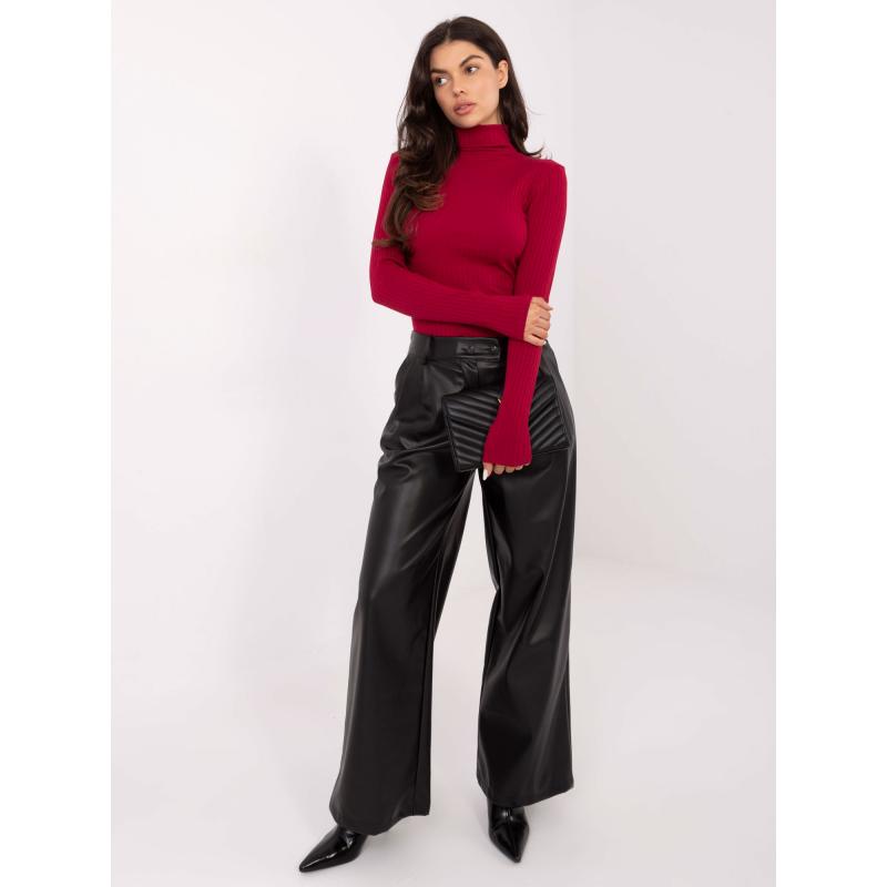 Burgundi csíkos alap blúz RUE PARIS