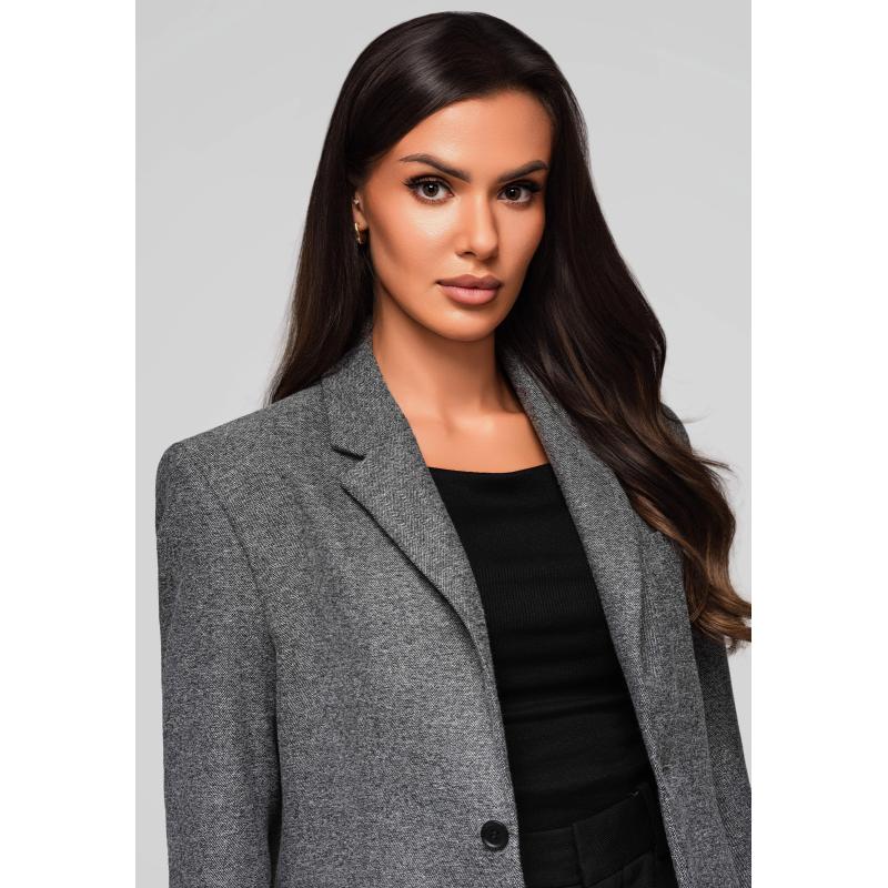 Dámská bunda LW-BLZB-0101 v2 – šedá