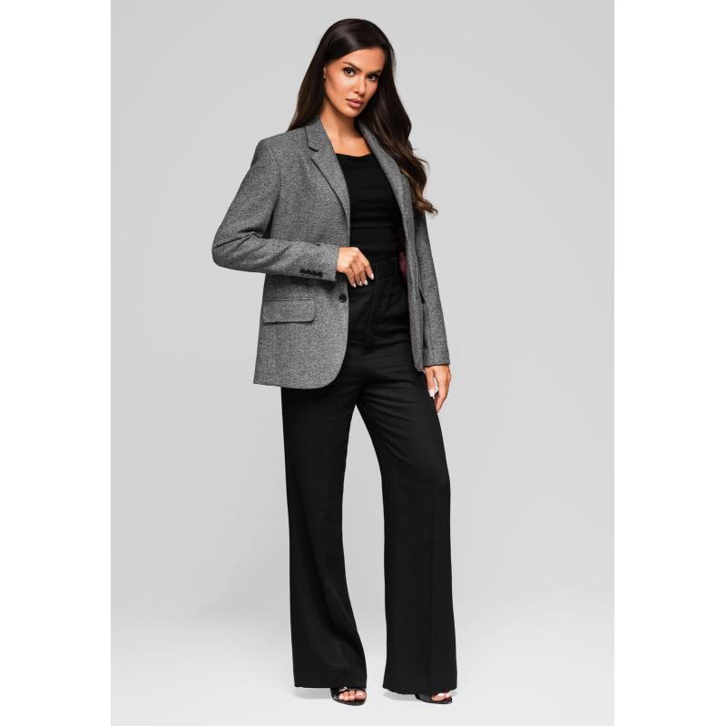 Dámská bunda LW-BLZB-0101 v2 – šedá