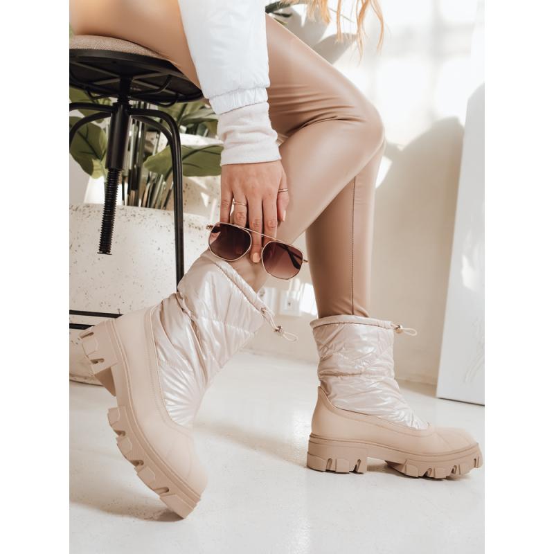 Női hócsizma SNOBOOT bézs, bézs