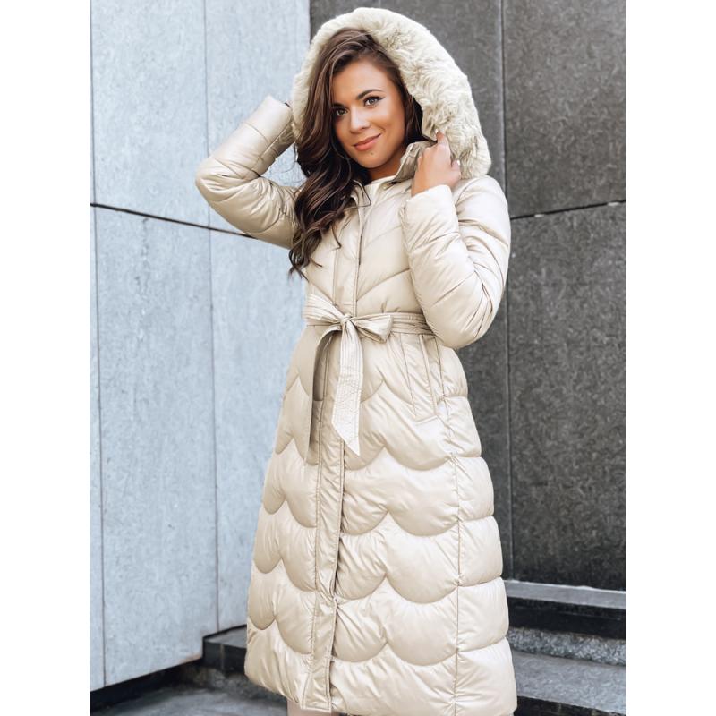 Dámský zimní kabát SCARLET bílý