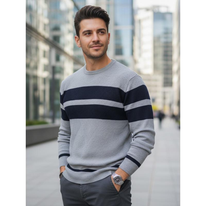 Pánský svetr, šedý