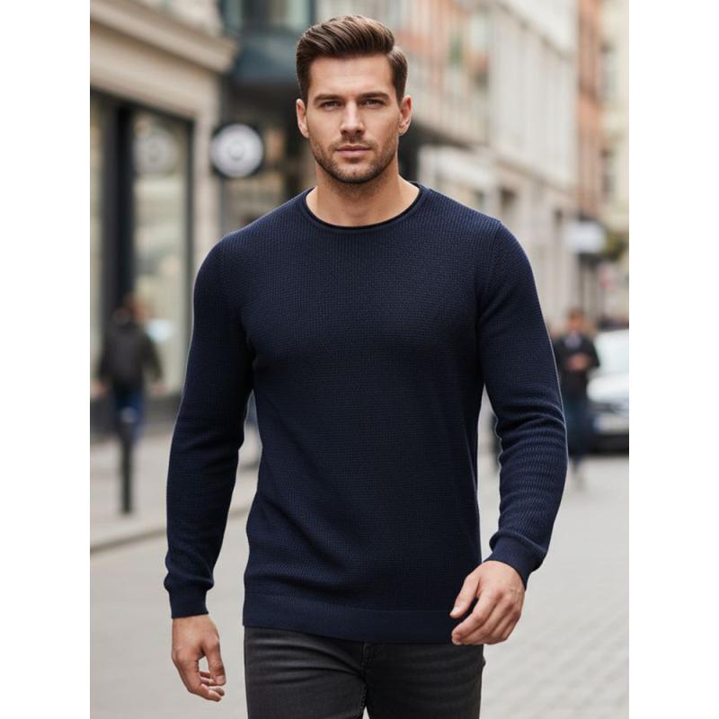 Pánský svetr, tmavě modrý