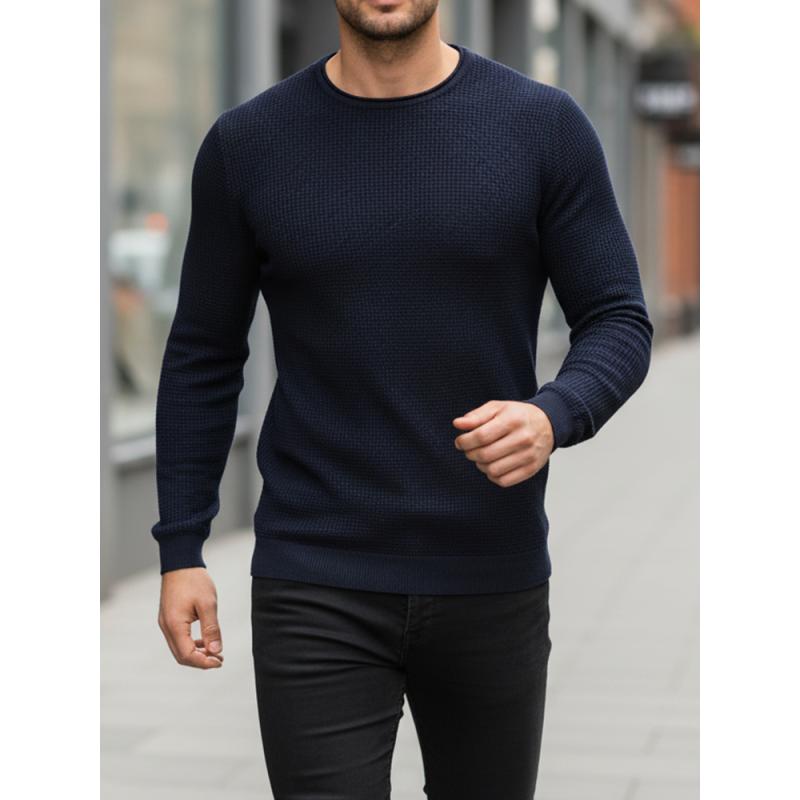 Pánský svetr, tmavě modrý