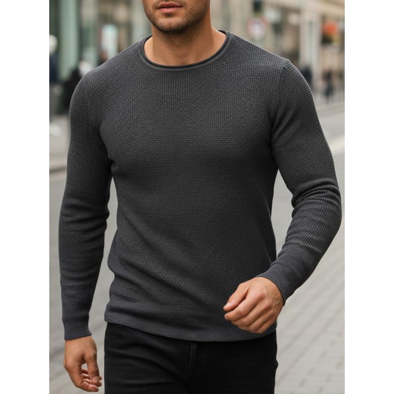 Férfi pulóver, antracit