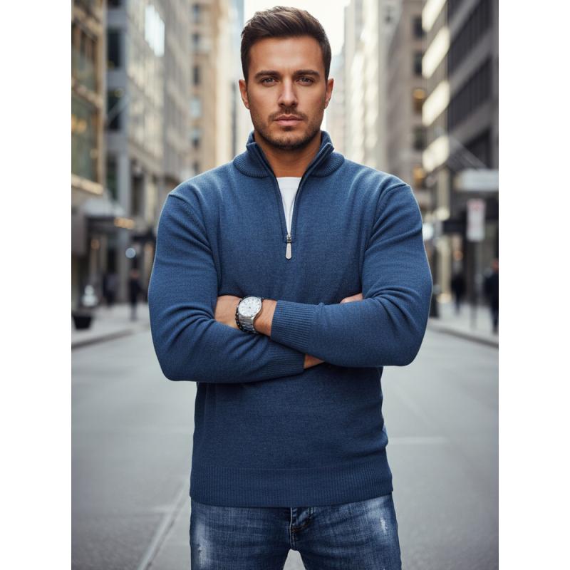 Pánský svetr, námořnicky modrý