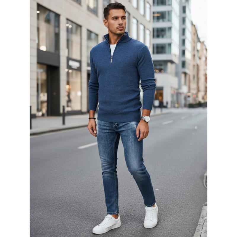 Pánský svetr, námořnicky modrý