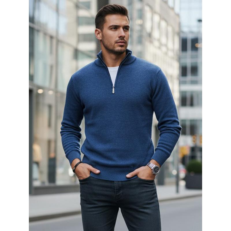 Pánský svetr, námořnicky modrý