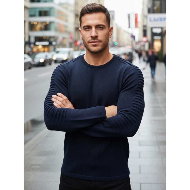 Pánský svetr, námořnicky modrý WX2297z