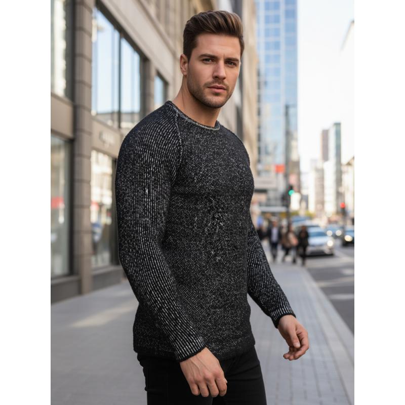 Pánský svetr černý WX2311z