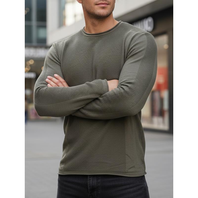 Férfi pulóver, khaki WX2310z