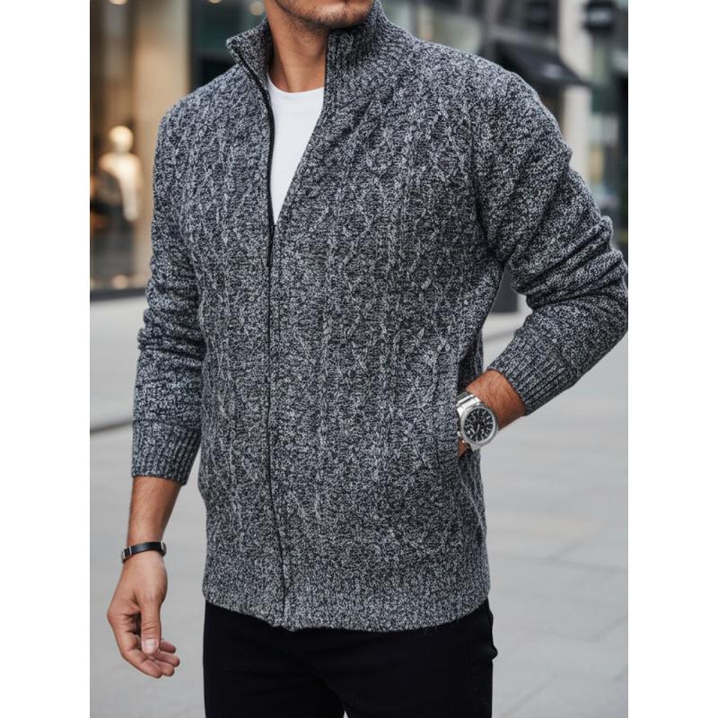 Férfi szürke pulóver