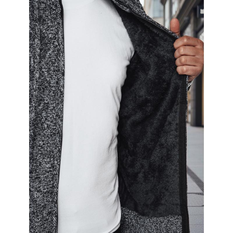 Férfi szürke pulóver