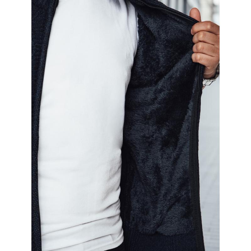 Férfi sötétkék pulóver