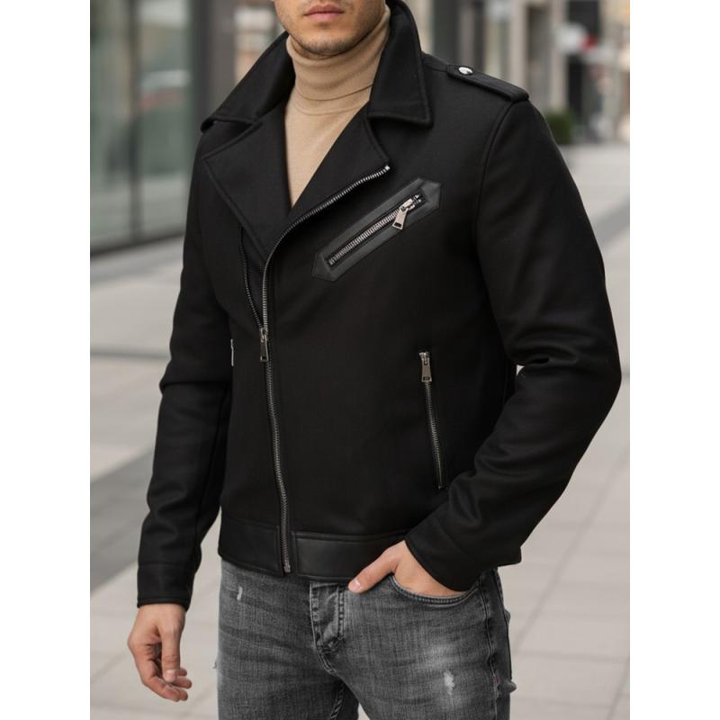 Pánska zimná bunda, čierna