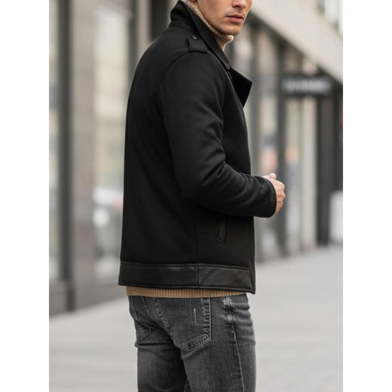 Pánska zimná bunda, čierna
