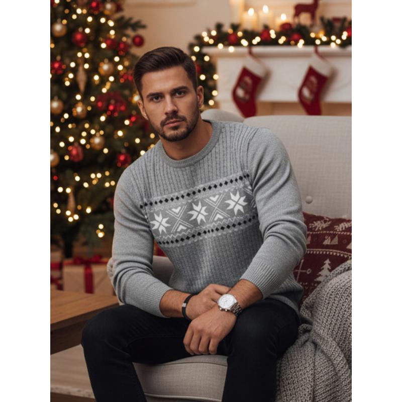 Pánský svetr šedý