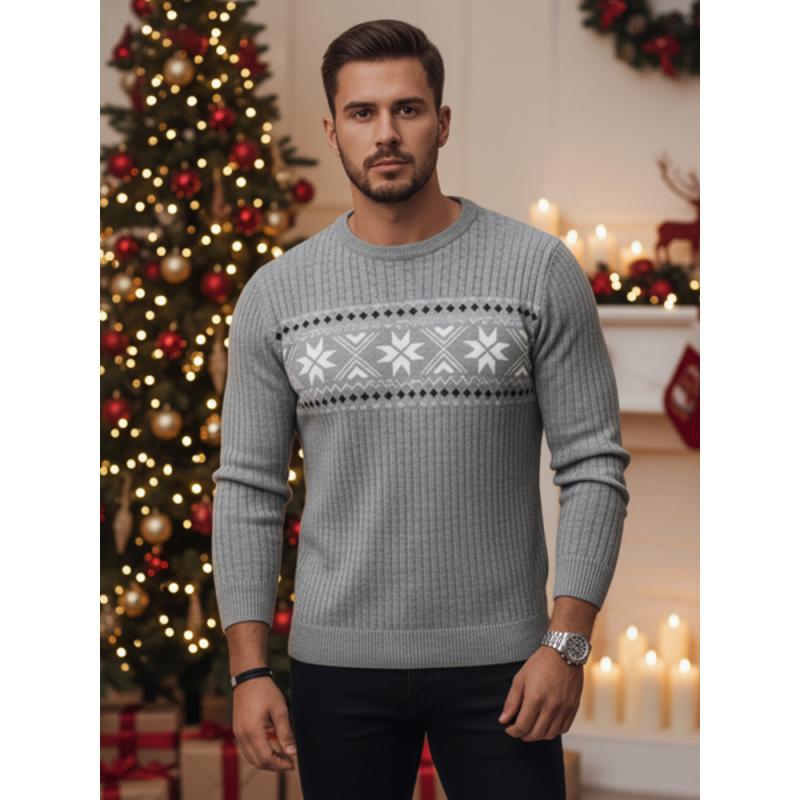 Pánský svetr šedý