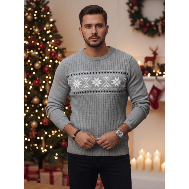 Pánský svetr šedý