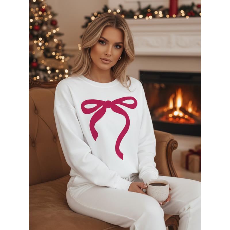 Dámská mikina one size oversize SOFTTIE bílá