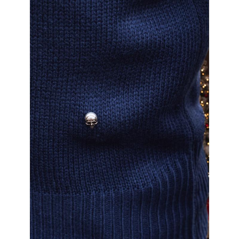 Pánský svetr tmavě modrý