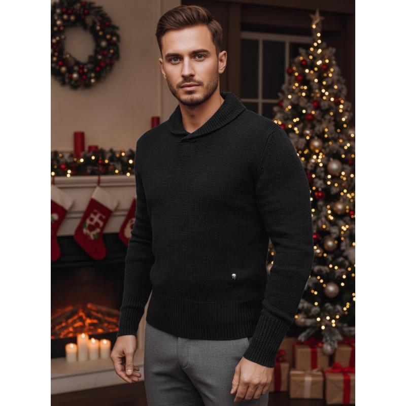 Pánský svetr černý