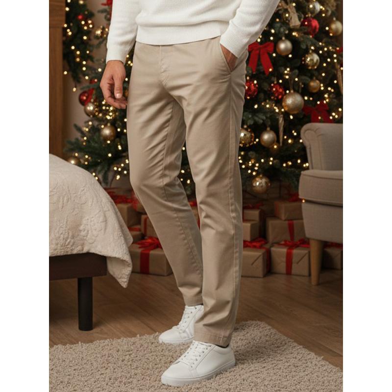 Pánské kalhoty béžové