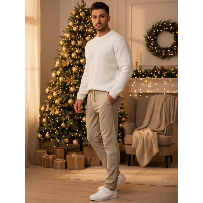 Pánské kalhoty béžové